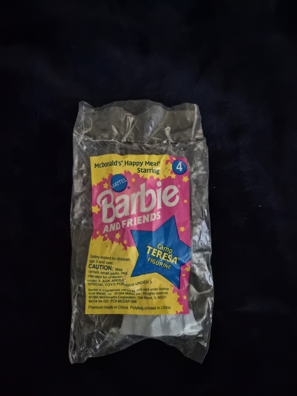 McDonald's Barbie and Friends Camp Teresa Happy Meal Pack - Pink & Yellow